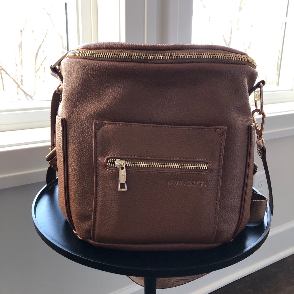 Fawn Design Mini Brown Diaper Bag